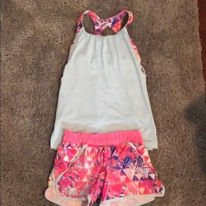 Ivivva tank top and shorts set